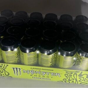 FULL CASE Straight ￼From Factory ￼24 Cans Monster Energy Drink Lando Norris